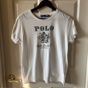 Polo by Ralph Lauren White Graphic Tee